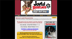 Desktop Screenshot of joyfulrescues.com